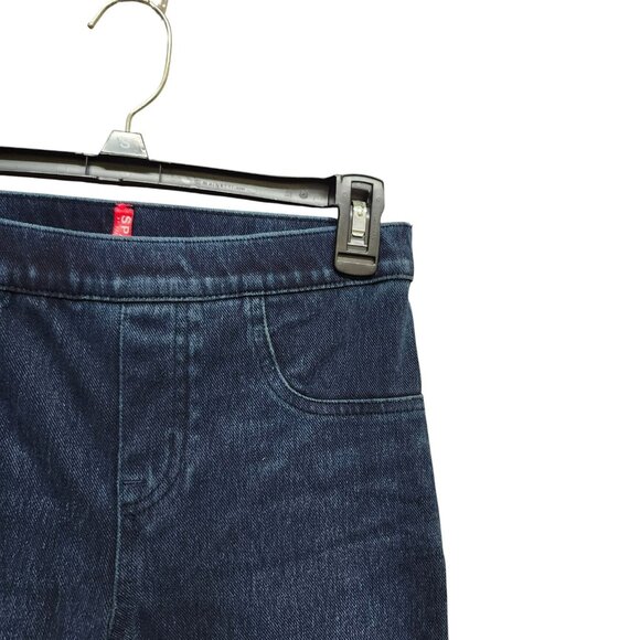 Spanx Womens Small Jean-ish Ankle Leggings Blue High Rise Dark Wash Denim - Picture 13 of 15